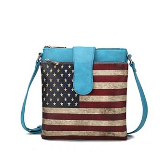 MKF Collection Josephine Women’s Flag Crossbody Bag By Mia K