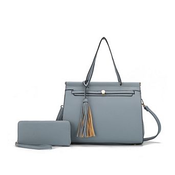 MKF Collection Shelby Women’s Satchel Bag with wallet by Mia K -2 PCS