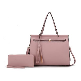 MKF Collection Shelby Women’s Satchel Bag with wallet by Mia K -2 PCS
