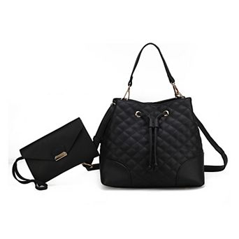 Mkf Collection Wendy Bucket Bag With Wristlet By Mia K