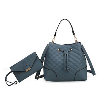Mkf Collection Wendy Bucket Bag With Wristlet By Mia K