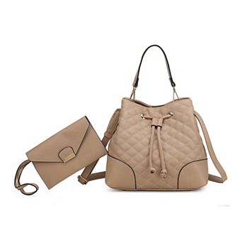 Mkf Collection Wendy Bucket Bag With Wristlet By Mia K