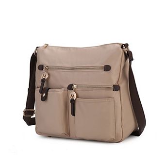 MKF Collection Serena Color-block Nylon Women’s Shoulder Bag By Mia K