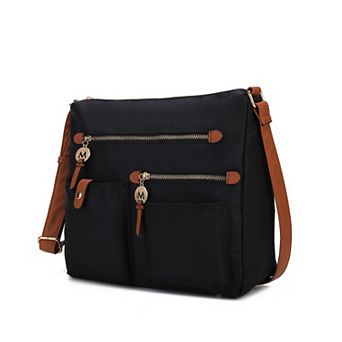 MKF Collection Serena Color-block Nylon Women’s Shoulder Bag By Mia K