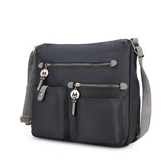 MKF Collection Serena Color-block Nylon Women’s Shoulder Bag By Mia K