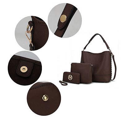 Mkf Collection Wren Women’s Hobo With Pouch And Wristlet Wallet By Mia K