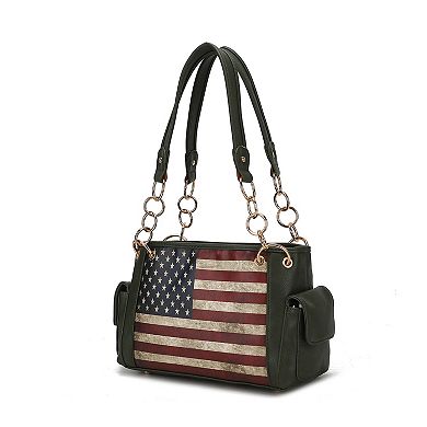 MKF Collection Alaina Women’s Flag Shoulder Bag By Mia K