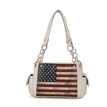MKF Collection Alaina Women’s Flag Shoulder Bag By Mia K