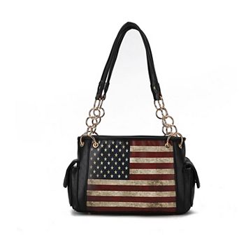 MKF Collection Alaina Women’s Flag Shoulder Bag By Mia K
