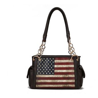 MKF Collection Alaina Women’s Flag Shoulder Bag By Mia K