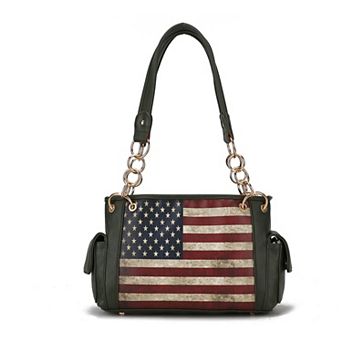 MKF Collection Alaina Women’s Flag Shoulder Bag By Mia K