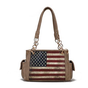 MKF Collection Alaina Women’s Flag Shoulder Bag By Mia K