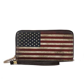 Mkf Collection Uriel Women’s Flag Wristlet Wallet By Mia K
