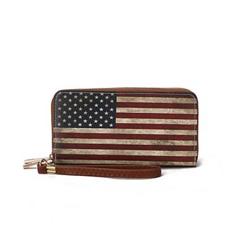 Mkf Collection Uriel Women’s Flag Wristlet Wallet By Mia K