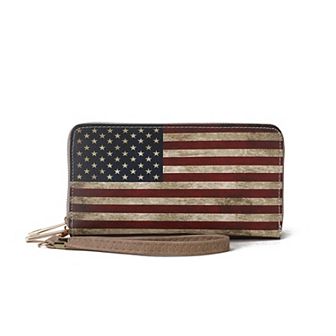 Mkf Collection Uriel Women’s Flag Wristlet Wallet By Mia K