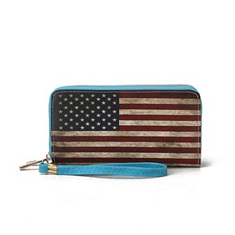 Mkf Collection Uriel Women’s Flag Wristlet Wallet By Mia K