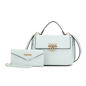 MKF Collection Hadley Women’s Satchel Bag With Wristlet Wallet By Mia K- 2 pc