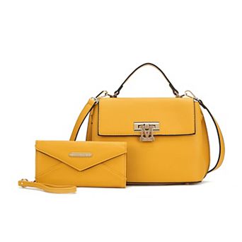 MKF Collection Hadley Women’s Satchel Bag With Wristlet Wallet By Mia K- 2 pc