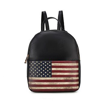 MKF Collection Briella Women’s Flag Backpack By Mia K