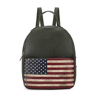 MKF Collection Briella Women’s Flag Backpack By Mia K