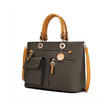 MKF Collection Julia Color-block Women’s Satchel Bag By Mia K