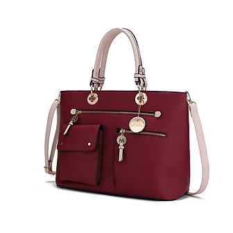 MKF Collection Julia Color-block Women’s Satchel Bag By Mia K