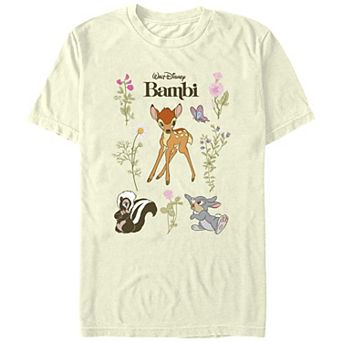 Disney's Bambi And Friends Poster Juniors' Graphic Tee