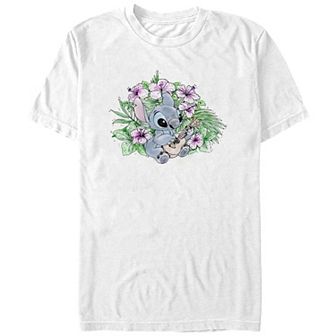 Disney's Lilo & Stitch Playing Ukulele Stitch Juniors' Graphic Tee