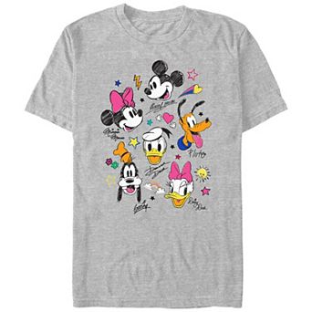 Disney's Mickey Mouse And Friends Doodles Juniors' Graphic Tee