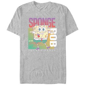 Juniors' SpongeBob Squarepants Live From Bikini Bottom Boyfriend Graphic Tee
