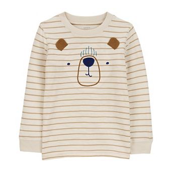 Toddler Boy Carter's Bear Striped Graphic Tee
