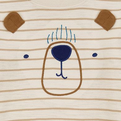 Toddler Boy Carter's Bear Striped Graphic Tee
