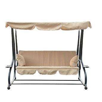 Outdoor Canopy Swing Patio Porch Shade Deck Bed In Sand