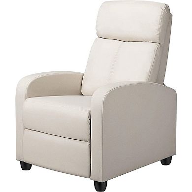 High-density Faux Leather Push Back Recliner Chair