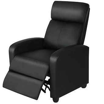 High-density Faux Leather Push Back Recliner Chair