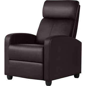 High-density Faux Leather Push Back Recliner Chair