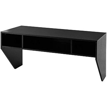 Contemporary Space Saver Floating Style Laptop Desk In Ebony