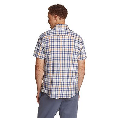 Big & Tall Eddie Bauer Pack It Tech Seersucker Button-Down Shirt