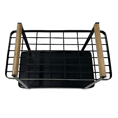 Sonoma Goods For Life® 2-Tier Black Wire Shelf Organizer