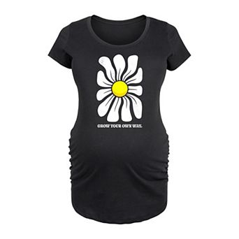 Maternity Grow Own Way Daisy Graphic Tee