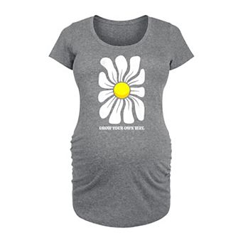 Maternity Grow Own Way Daisy Graphic Tee
