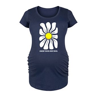 Maternity Grow Own Way Daisy Graphic Tee