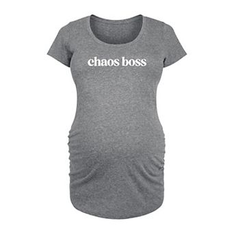 Maternity Chaos Boss Graphic Tee