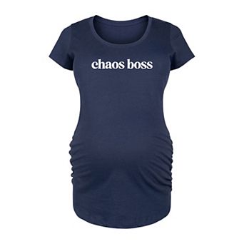 Maternity Chaos Boss Graphic Tee