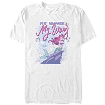 Disney's The Little Mermaid My Waves My Way Juniors' Boyfriend Graphic Tee