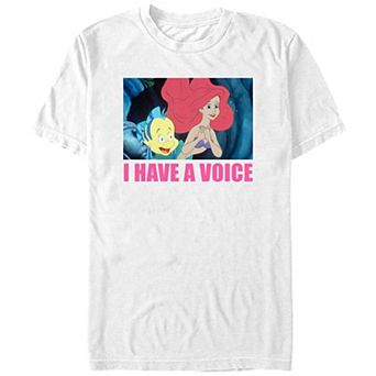 Disney's The Little Mermaid I Have A Voice Juniors' Boyfriend Graphic Tee