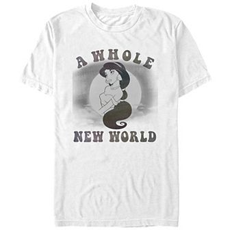 Disney's Aladdin Jasmine A Whole New World Juniors' Boyfriend Graphic Tee