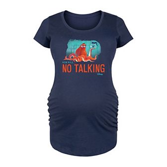 Disney / Pixar's Finding Nemo Maternity New Rule No Talking Graphic Tee