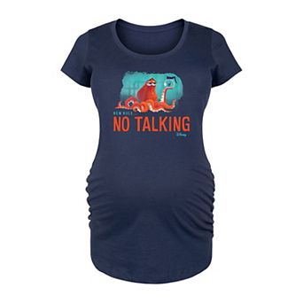 Disney / Pixar's Finding Nemo Maternity New Rule No Talking Graphic Tee