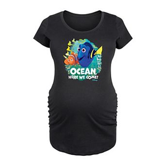 Disney / Pixar's Finding Nemo Maternity Ocean Here We Come Graphic Tee